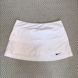 Nike Dri Fit White Tennis Skirt